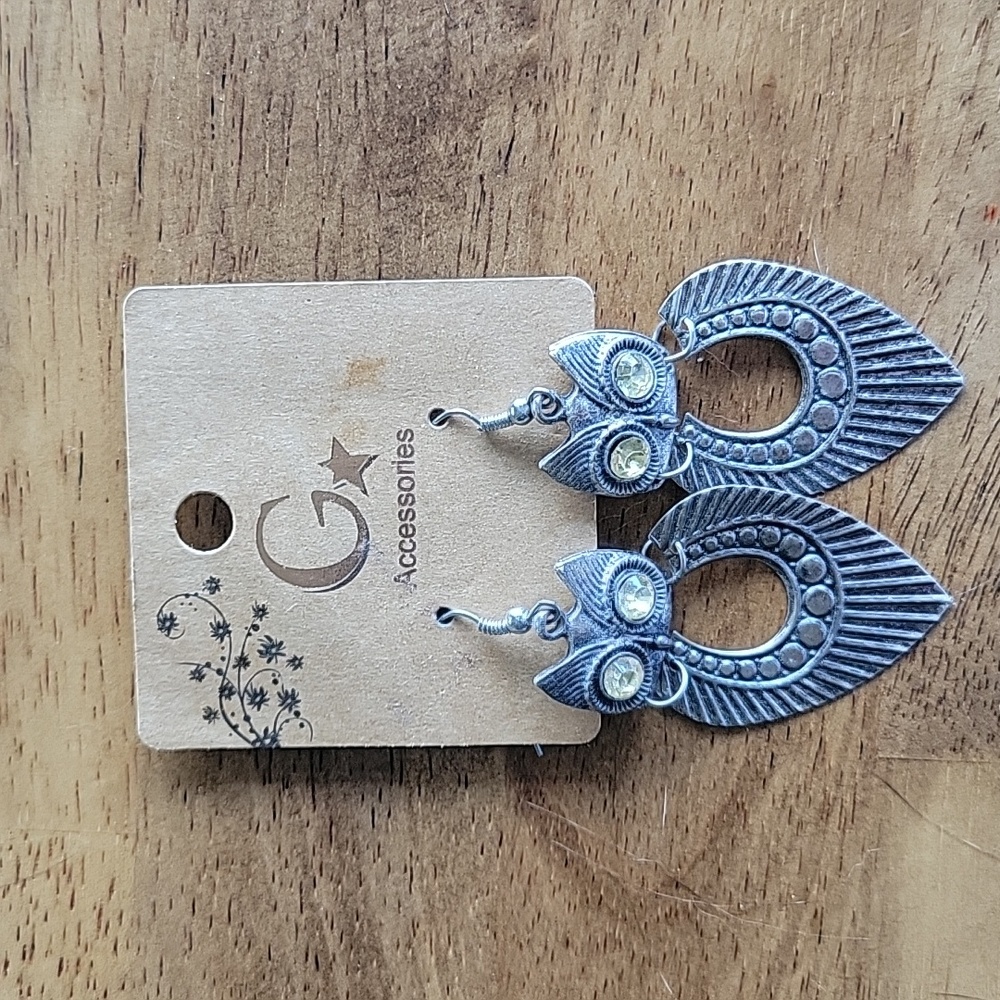 Novelty owl earrings